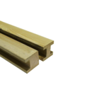 POTEAU INTER POUR ECRAN 90x90x2400 MM PIN TRAITE CLASSE  4